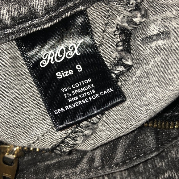 Rox denim sz 9 highwaisted acidwash stretch jeans - Picture 7 of 7